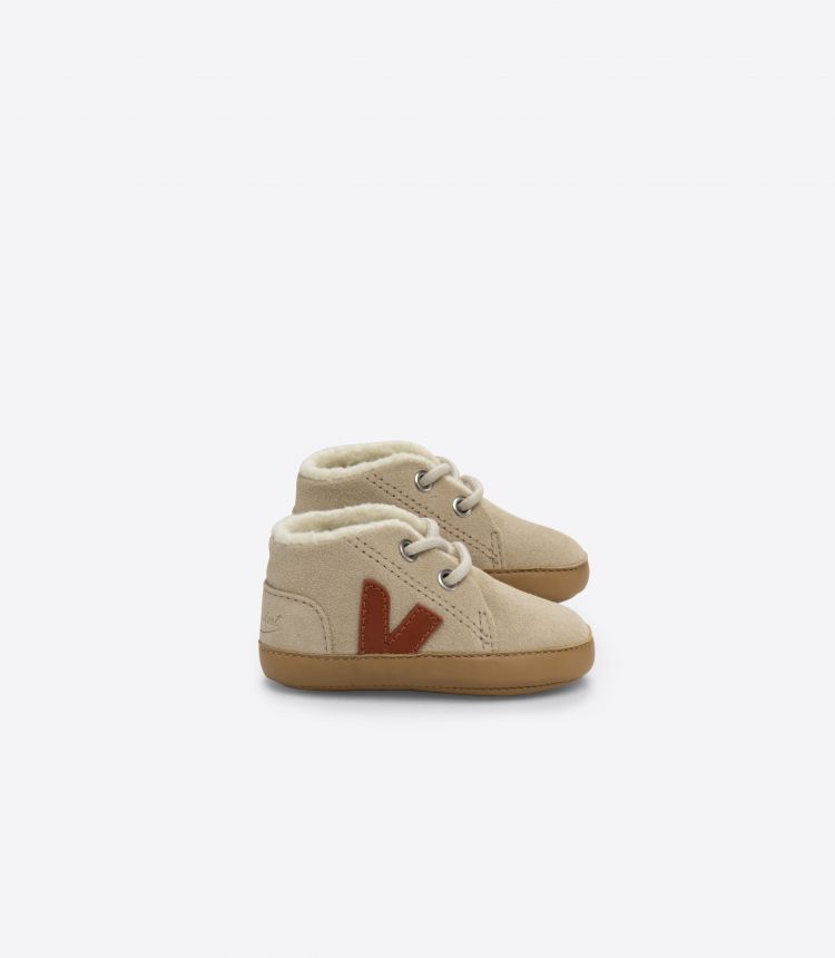 BABY SUEDE BONPOINT ALMOND CANYON